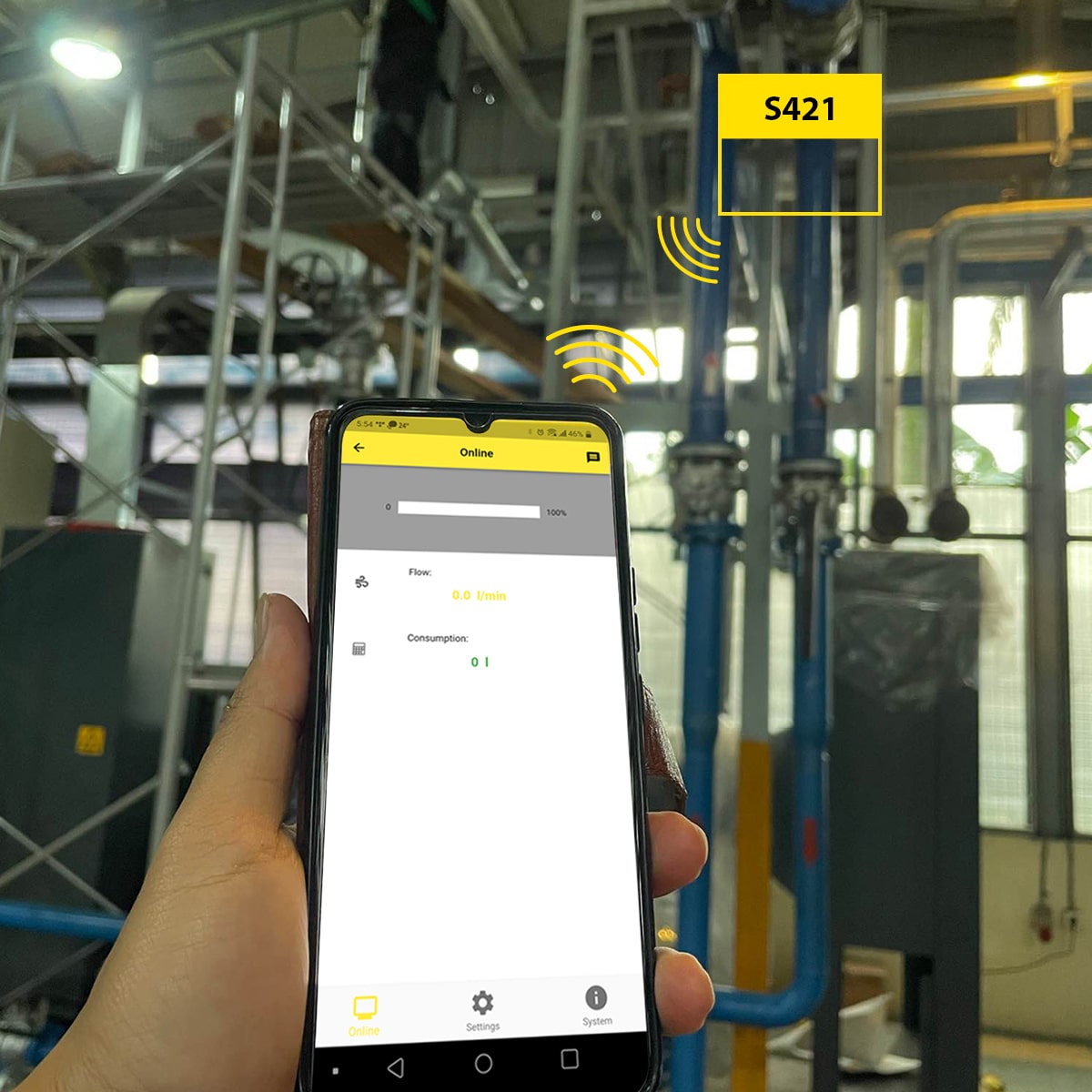 In-line Installation of the S415 / S418 Sensor