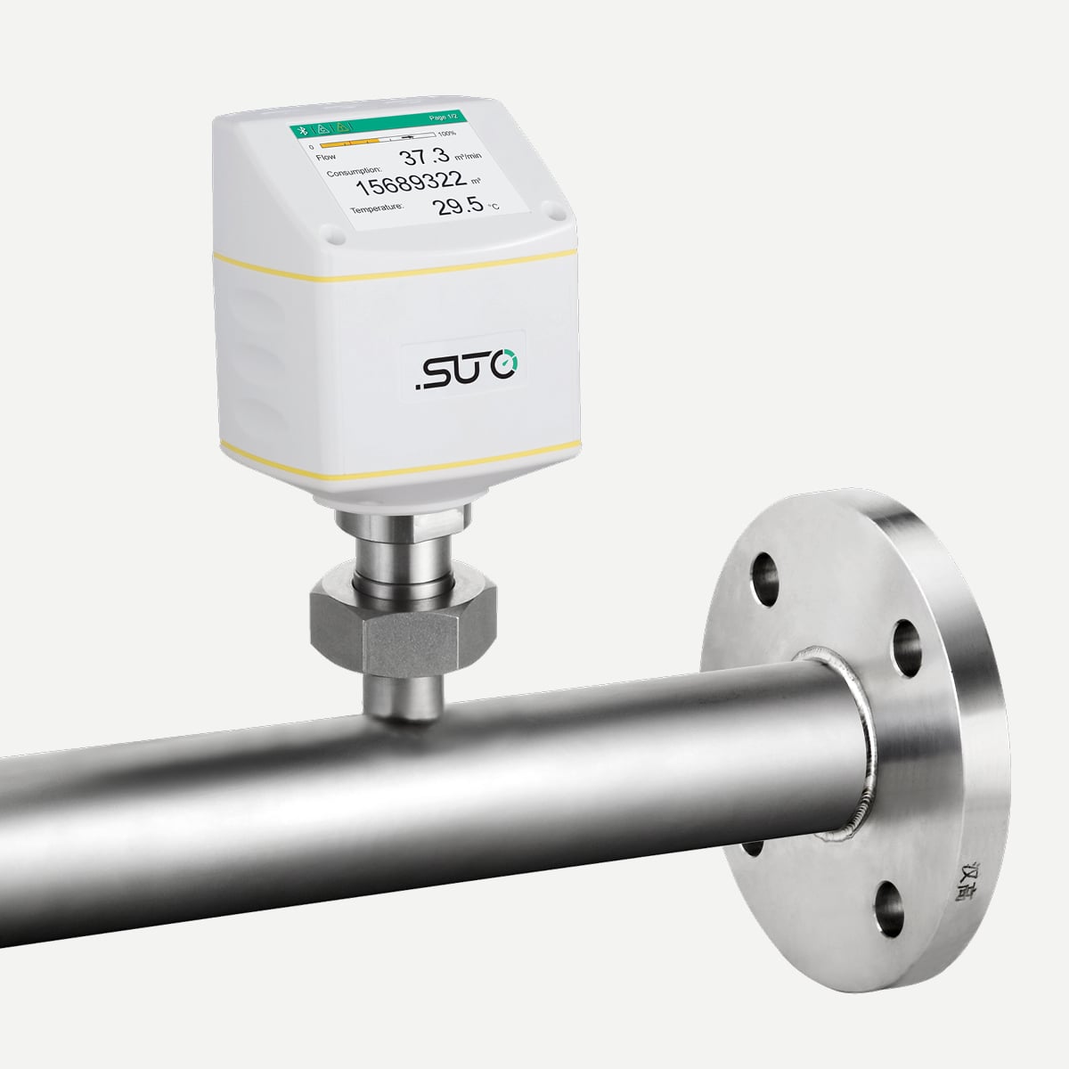 SUTO iTEC S421 Thermal Mass Flow Sensor for Compressed Air and Gases Inline Sensor4 min Airtec Global