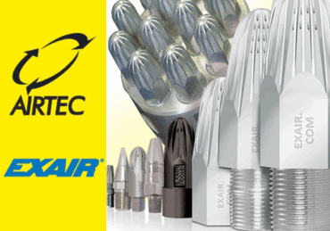 Soluciones Seguras y Eficientes con Boquillas de Aire Comprimido EXAIR en la Industria Alimentaria Airtec Global