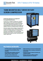 Portadasts t sts td series compresor tornillo transmision banda tanque Airtec Global